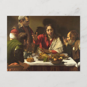Supper vid Emmaus - Caravaggio Vykort