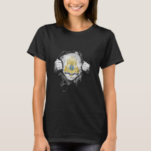 Suppleant Kambodja Flagga, Kambodja Land T Shirt