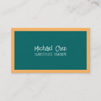 Suppleant Lärare Chalkboard