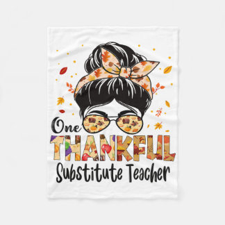 Suppleant Lärare en tankfull Thanksgiving fallit Fleecefilt