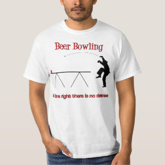 Suppleanten för skjorta för ölbowlingkran tee