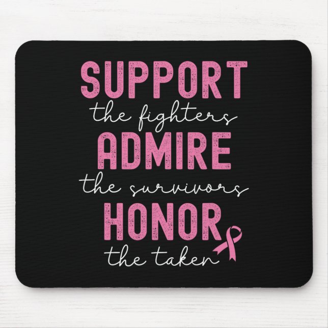 Support Admire Honor Breast Cancer Awareness Musmatta (Framsidan)