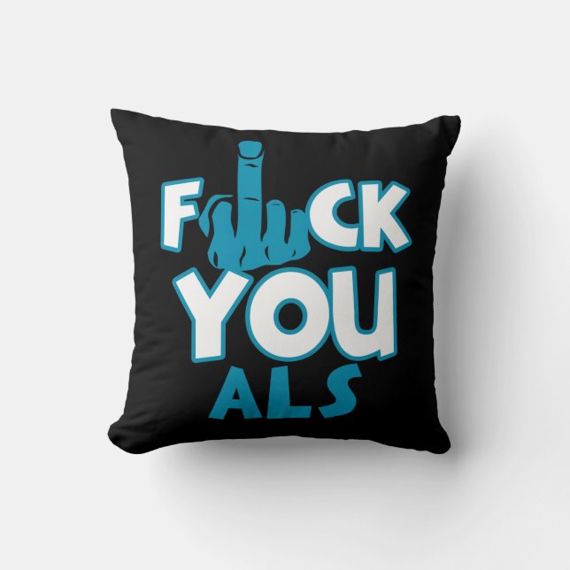 Support ALS-medvetenhet Kudde (Framsida)
