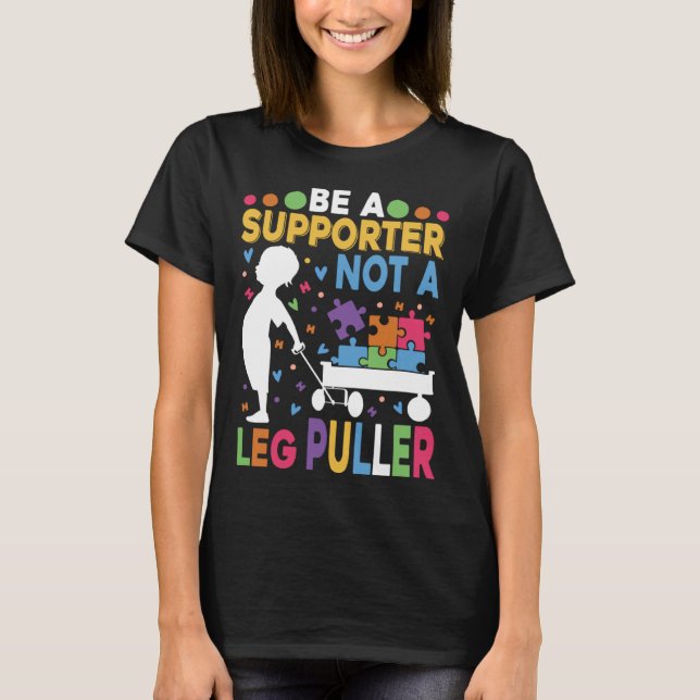 Support Autism Child Awareness Puzzle Choose Kindn T Shirt (Framsida)