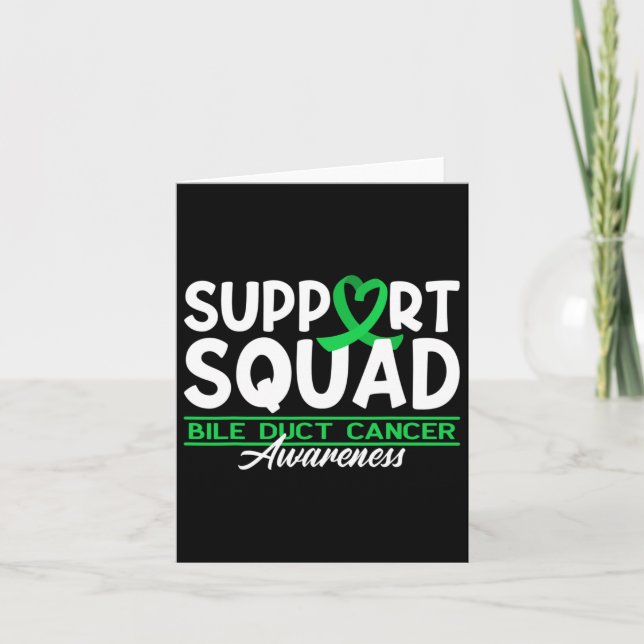 Support Awareness Squad Cholangiocarcinoma Bile Du Kort (Framsida)