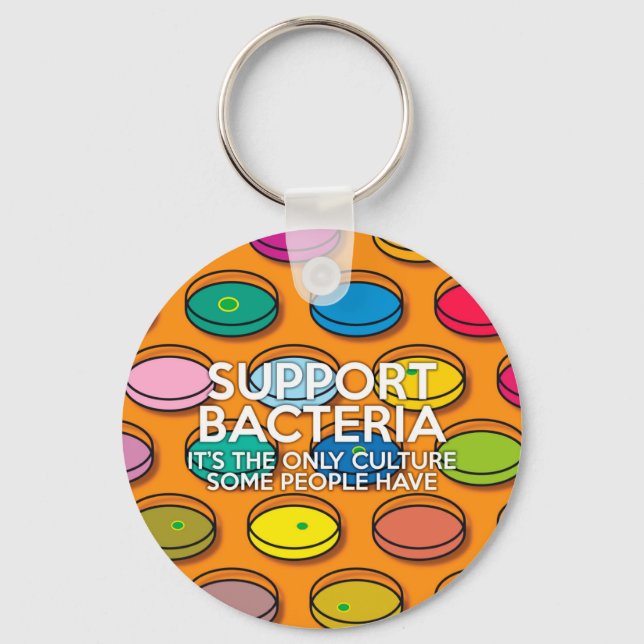 Support Bacteria Nyckelring (Framsida)