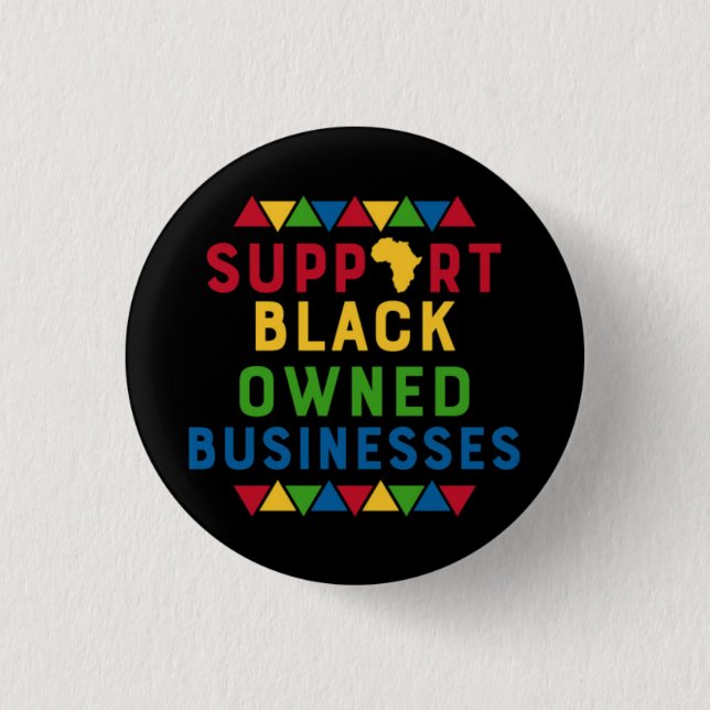 Support Black Owds Business Graphic Movement Knapp (Framsida)