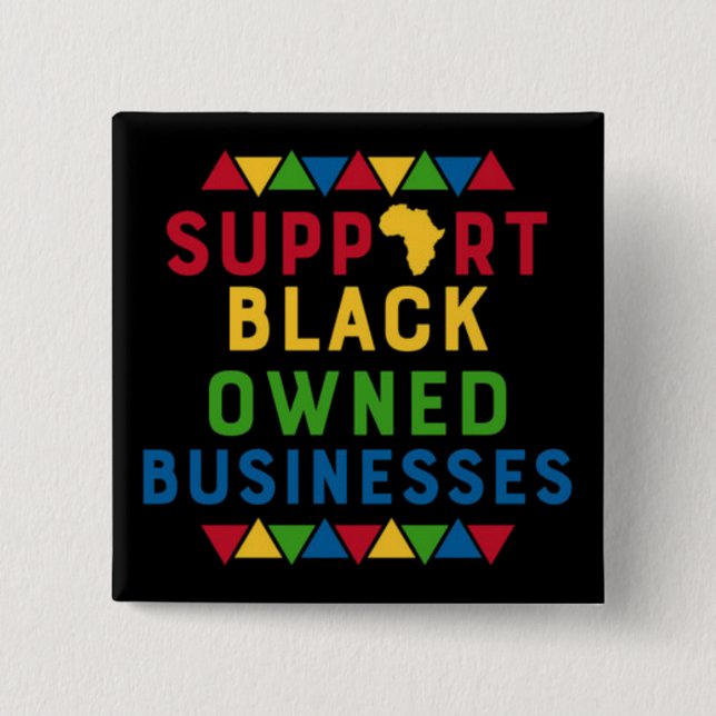 Support Black Owds Business Graphic Movement Knapp (Framsida)