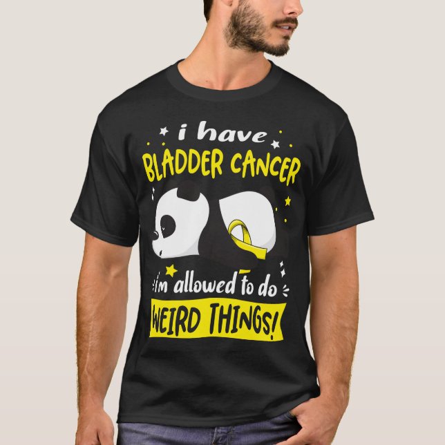Support Bladder Cancer Awareness Gifts T Shirt (Framsida)