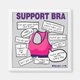 Support Bra Magnet