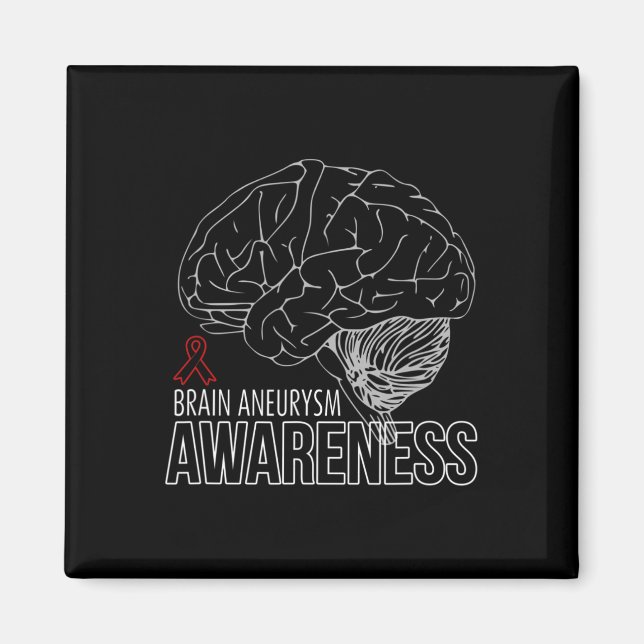 Support Brain Aneurysm Awareness 1 1 Magnet (Framsidan)