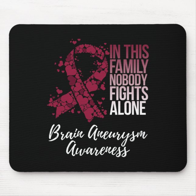 Support Brain Aneurysm Awareness Musmatta (Framsidan)