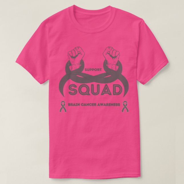 SUPPORT BRAIN CANCER AWERNESS SQUAD T SHIRT (Design framsida)