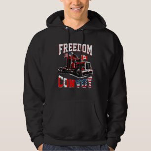 Support Canadian Truckers Freedom Convoy 2022 USA Hoodie