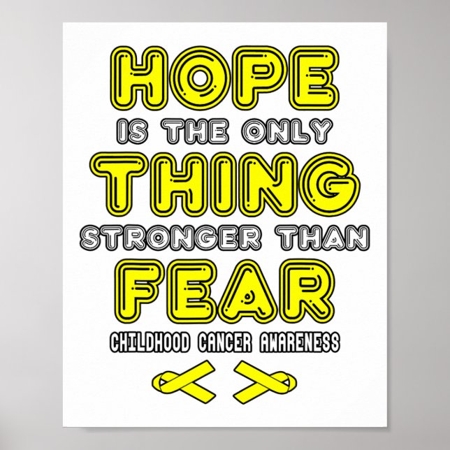 Support Childhood Cancer Awareness 3  Poster (Framsidan)