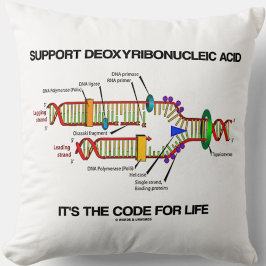 Support Deoxyribonukleinsyra Det är kodens liv. Kudde