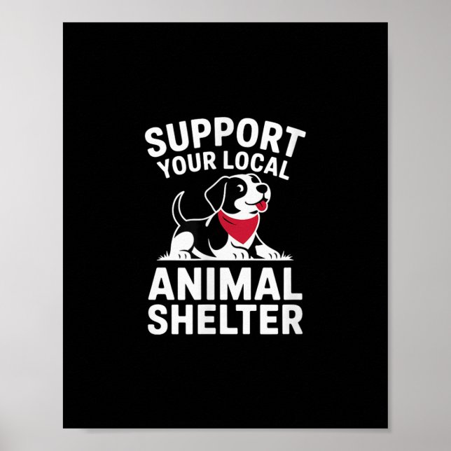 Support Din Rädding för djurskydd på lokal nivå Ad Poster (Framsidan)