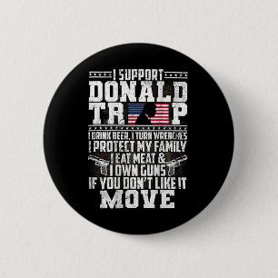 Support Donald Trump I Drink Beer I Turn Wrenches Knapp