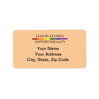 Support Equality Address Label Lakan Adressetikett