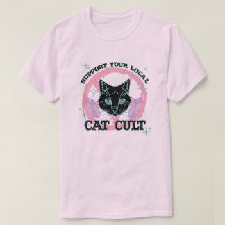 Support för din lokala kattvuxen - Rosa Pastel Got T Shirt