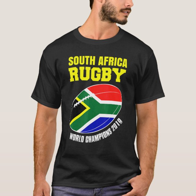 Support för världsmästerskapen i sydlig Afrika Rug T Shirt (Framsida)