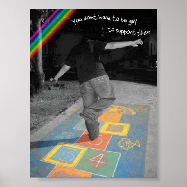 Support Gay Poster (Framsidan)