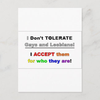 Support Gays och Lesbiskar Vykort