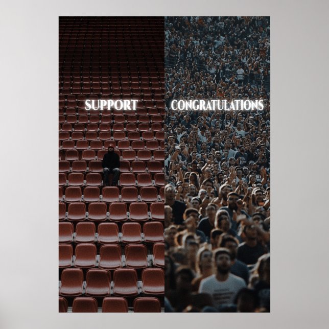 Support Grattiss Motiverande Poster (Framsidan)