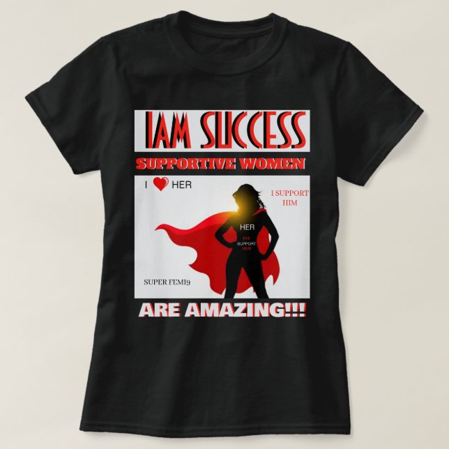 SUPPORT HIM T SHIRT (Design framsida)