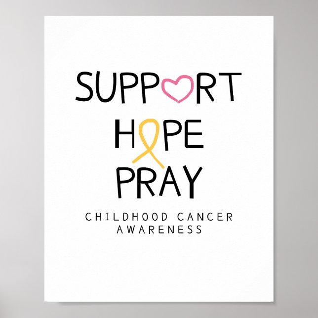 support.hope.be. cancer Poster och skriver ut (Framsidan)