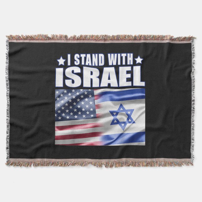 Support Israel I Stand with Israel  Filt (Framsidan)