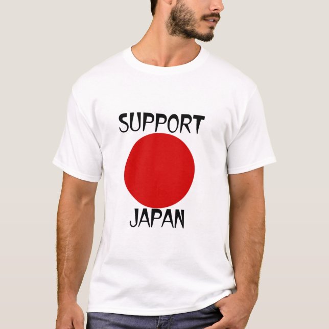 SUPPORT JAPAN - Japan Earthquake Relief Tröja (Framsida)