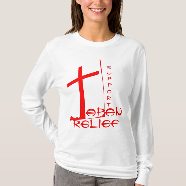 SUPPORT JAPAN RELIEF T-SHIRT (Framsida)
