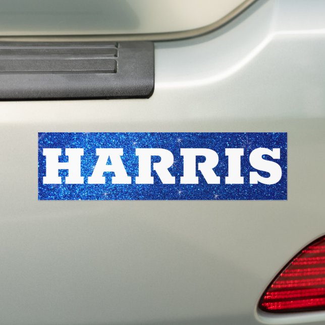 Support Kamala Harris 2024 Glitter Progress Unity Bildekal (På Bil)