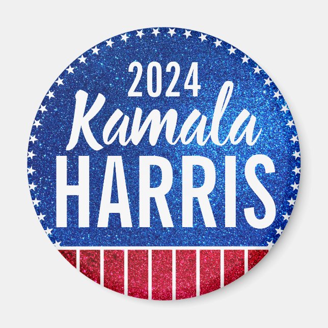 Support Kamala Harris 2024 Progress and Unity Magnet (Framsidan)