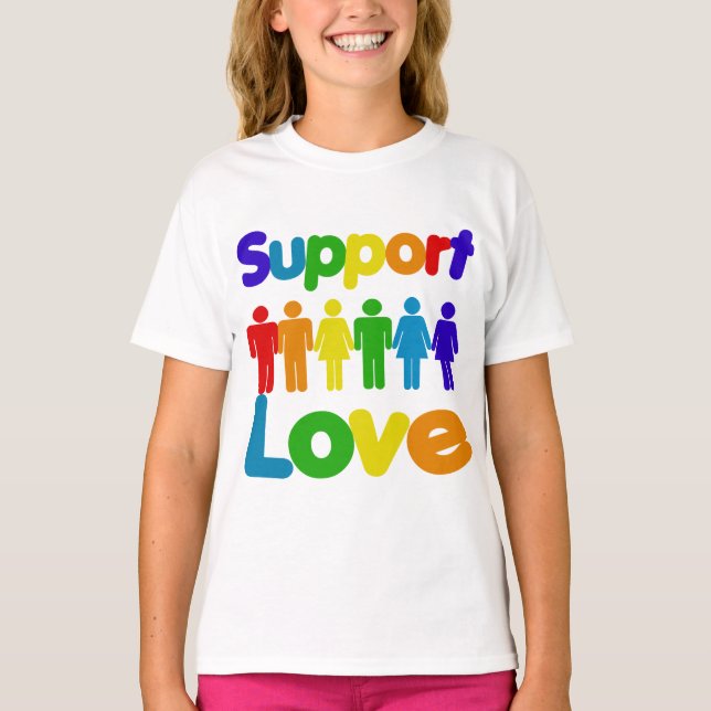 Support Kärlek T-shirt (Framsida)