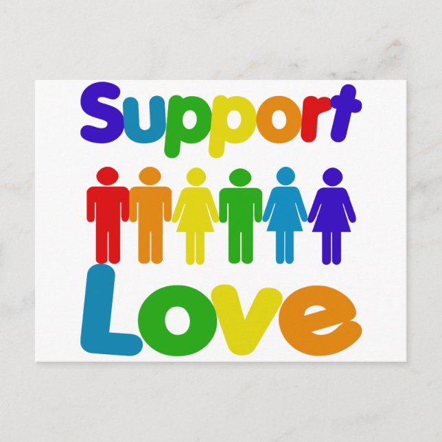 Support Kärlek Vykort (Framsida)