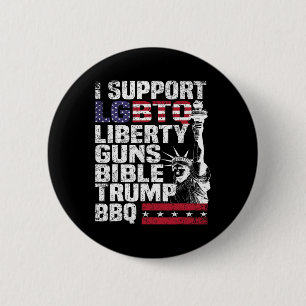 Support Lgbtq Liberty Guns Bible Trump Bbq Knapp
