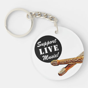 Support Live Music Drum Sticks Musician Band Merch