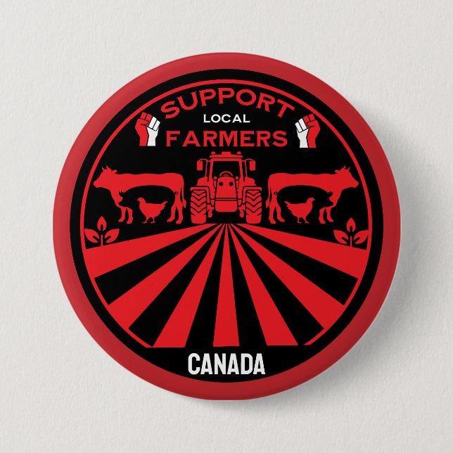 Support Local Canadian Farm Product Knapp (Framsida)