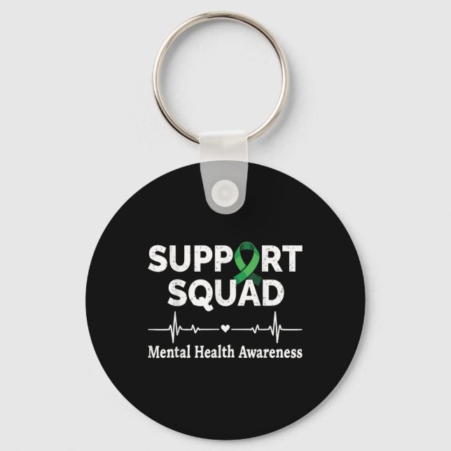 Support månadsstöd för ökad medvetenhet om psykisk nyckelring (Framsida)