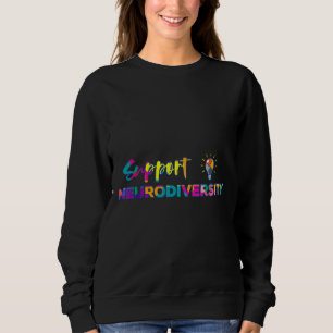 Support Neurodiversity Autism Adhd Awareness Rainb T Shirt