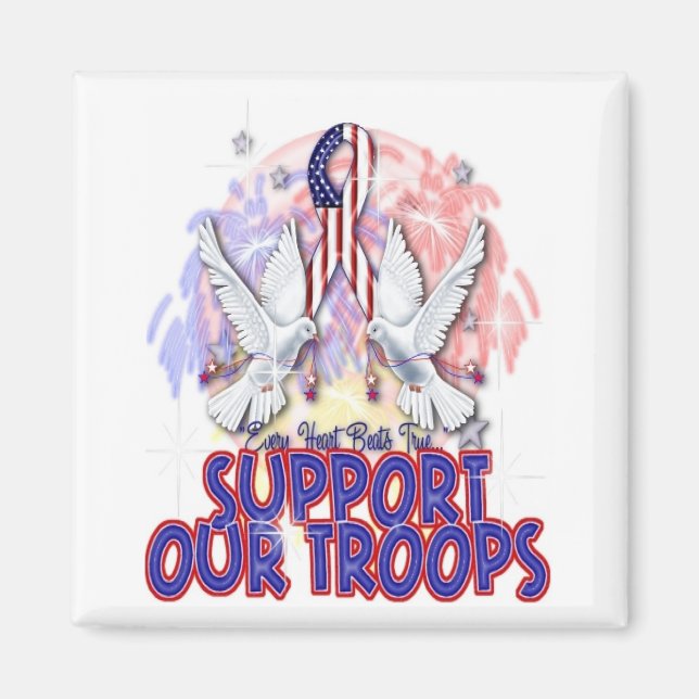 "Support our Troops" Magnet (Framsidan)