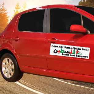 Support Palestine Bumper Sticker Bildekal