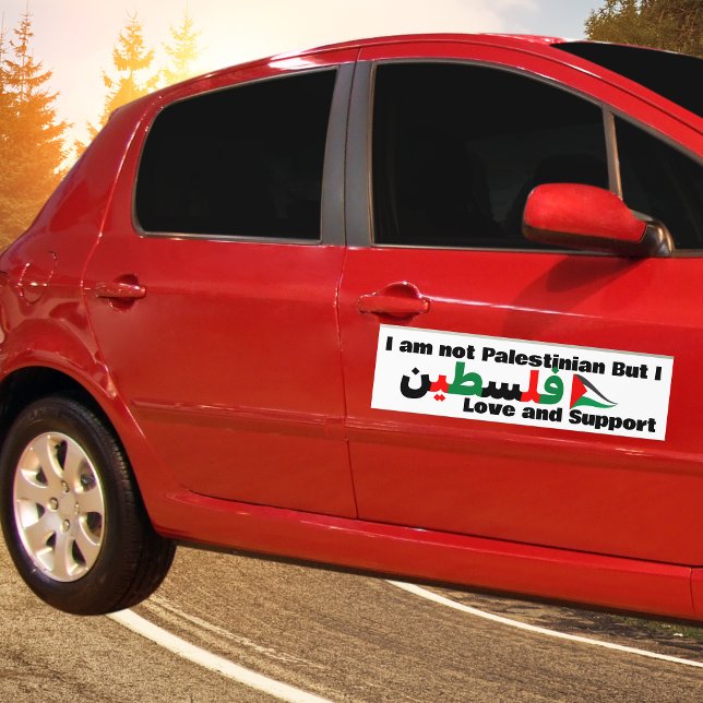 Support Palestine Bumper Sticker Bildekal (Skapare uppladdad)