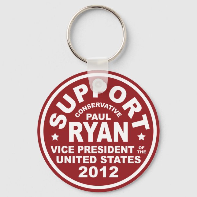 Support Paul Ryan Vice President Seal Nyckelring (Framsida)