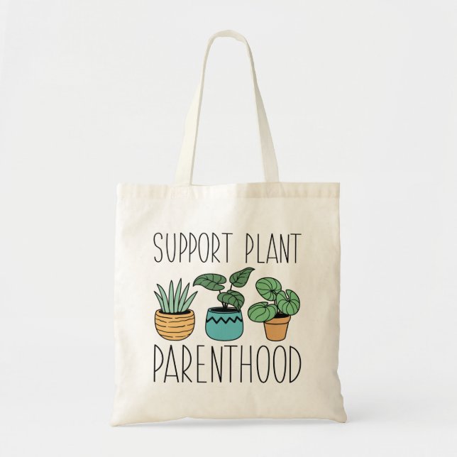 Support Plant Parenthood Tygkasse (Framsidan)