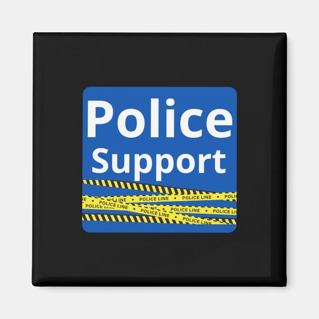 Support Police Magnet (Framsidan)