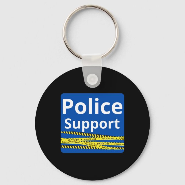 Support Police Nyckelring (Framsida)
