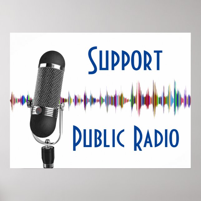 Support Public Radio Poster (Framsidan)